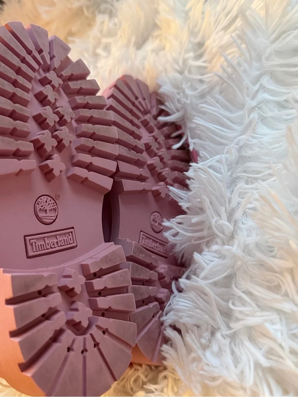 Timberland Kids Pink Lace-Up Ankle Boots